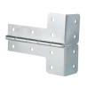 Hinge and corner brace combination