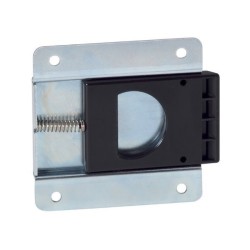 Sliding latch for flush-fitting lid