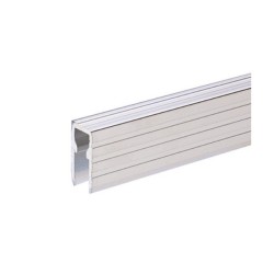 U-shaped 9.5mm base channel for dividing walls 199cm