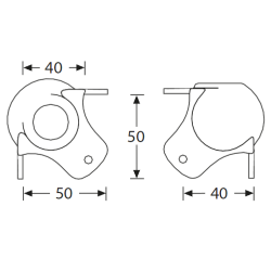 Coin boule, moyen, empilable