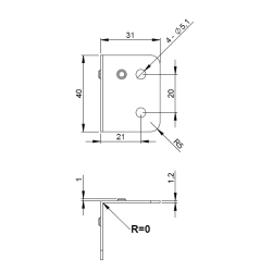 Grand renfort d'angle