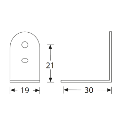 Petit renfort d'angle