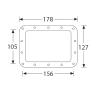 Backing ring for recessed handle large